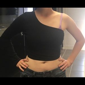 Black Crop Top